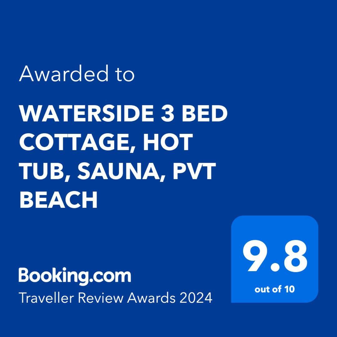 Waterside 3 Bed Cottage, Hot Tub, Sauna, Pvt Beach Аррокар Екстер'єр фото